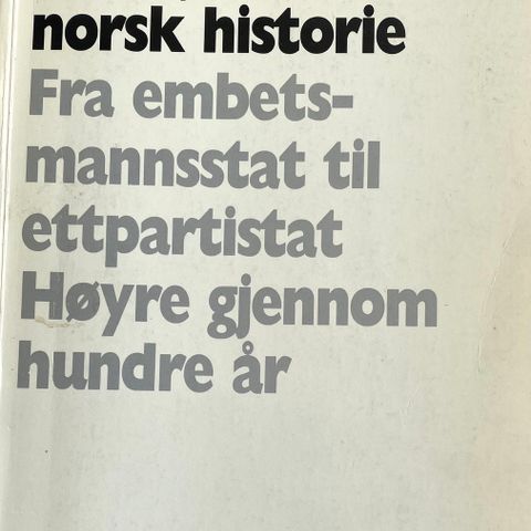 Jens Arup Seip: "To linjer i norsk historie". Paperback