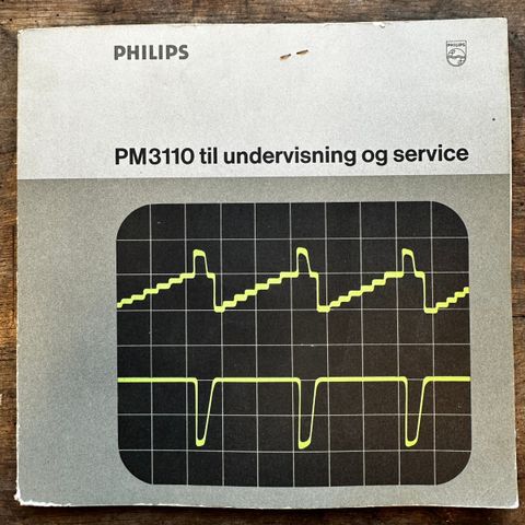 Philips PM3110 til undervisning og service-bok selges