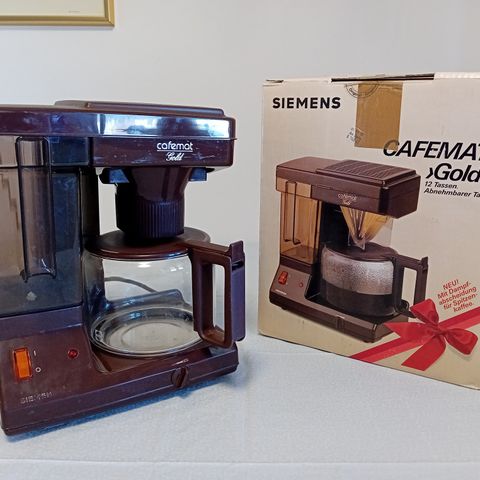 Retro vintage kaffetrakter fra 1988 med eske