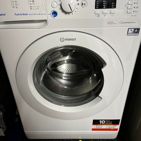 Vaskemaskin, lite og pent brukt