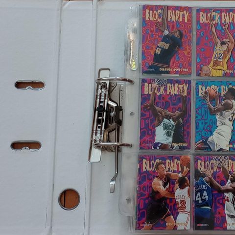 Basketkort perm 90-tallet