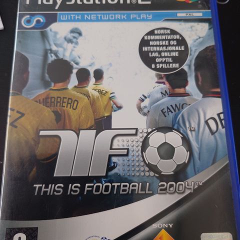 THIS IS FOOTBALL 2004 PLAYSTATION 2