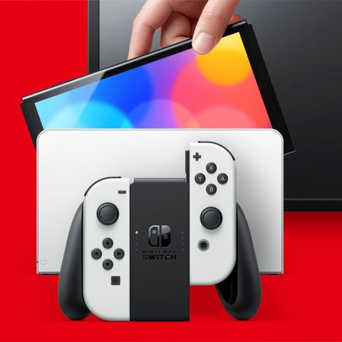 Nintendo Switch OLED Model selges med original bæreveske