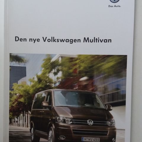 VOLKSWAGEN MULTIVAN -brosjyre. (NORSK)