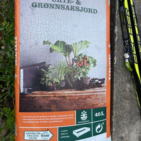 urte og grønnsaksfjord fra plantasjen