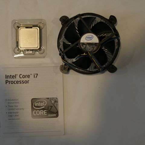 intel CORE i7  17-960 LAG 1366 processor