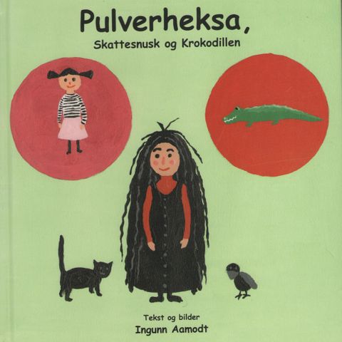 Barnebøker. Bildebok om Pulverheksa. 2 i 1.