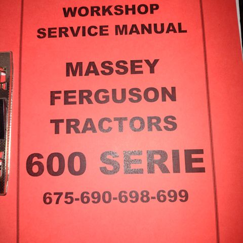 Massey ferguson/600 manual servic