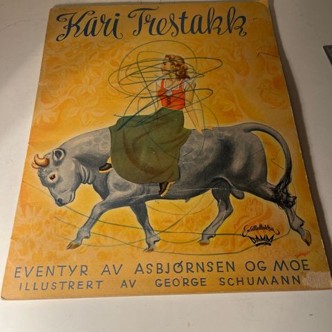 Vintage Eventyr Kari Trestakk Damm nr 518/44 1945?