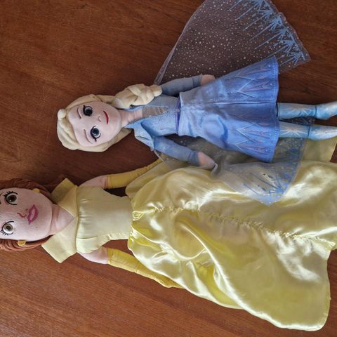 "Bamsedukke" Belle og Elsa