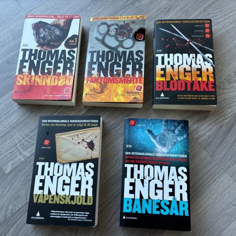 Krimserien om Henning Juul selges - fem bøker - forfatter Thomas Enger
