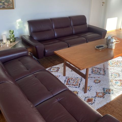 Ekornes sofagruppe med stol