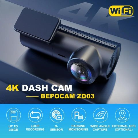 Dashbord Kamera 4K UHD