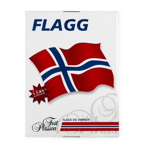 Helt Nytt! | Norsk flagg | 250cm | 7-8 Meters flaggstang