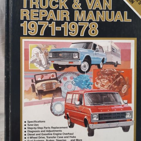 Chilton US truck and van verkstedshåndbok