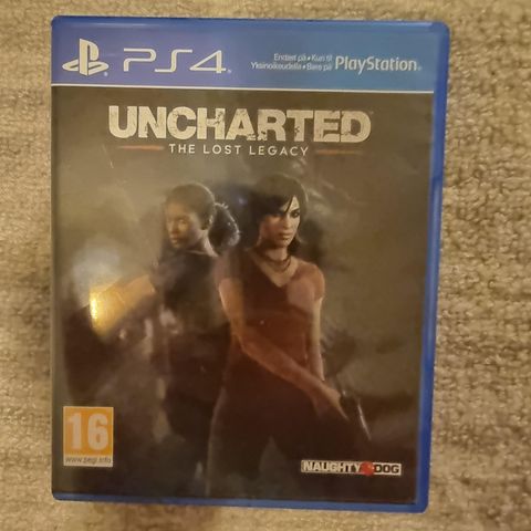 Uncharted the lost Legacy PS4/PS5
