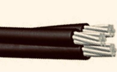 Kabel for veilys eller lysløype. EX 2X25 1KV HENGELEDNING / LUFTKABEL