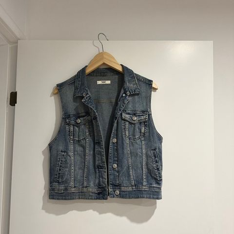 Mango denim vest