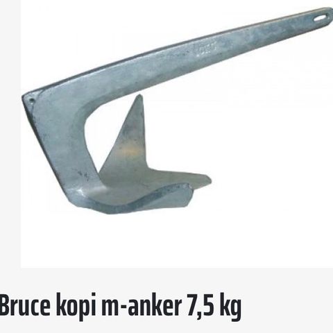 anker bruce 7,5 kg galvanisert