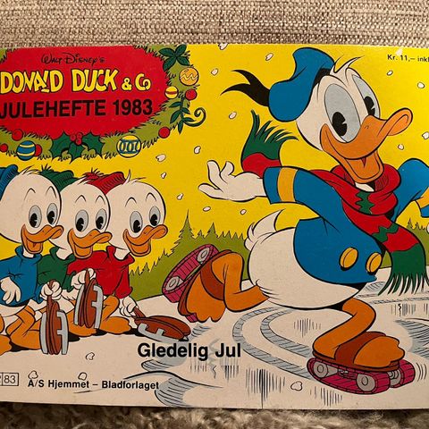 Donald Duck julehefter 1980-1983, vg- til vg+