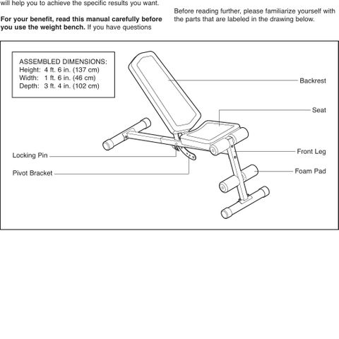 Weider 150 TC Benkpress kit selges