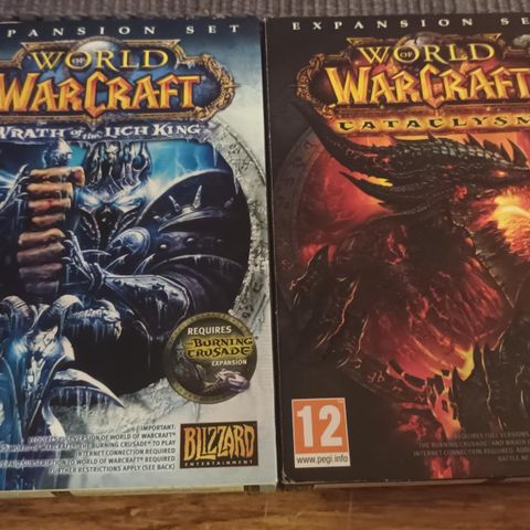 2x Expansion set World of Warcraft