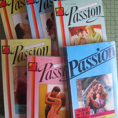 Lovestories - Passion - 6 stk - Se bilder!