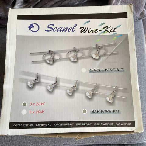 Scanel bar wire-kit 3x20