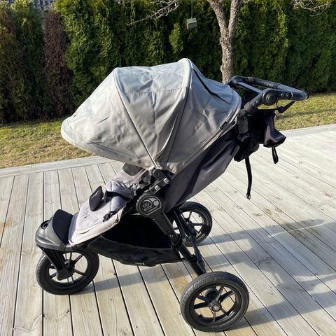Baby jogger city elite med vognbag, vognpose og regntrekk