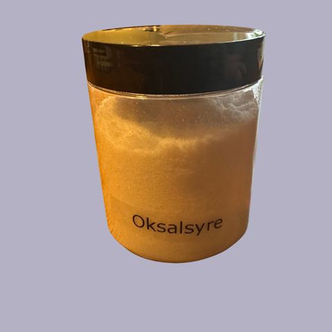 Oksalsyre i pulverform