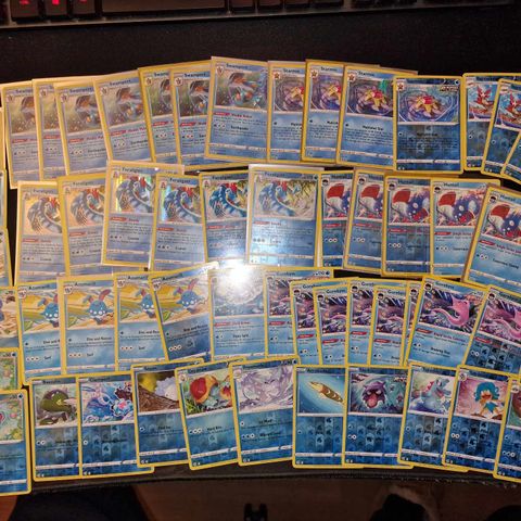 Pokemon kort - Fusion Strike - Holos, reverse holo, reverse rare og rares