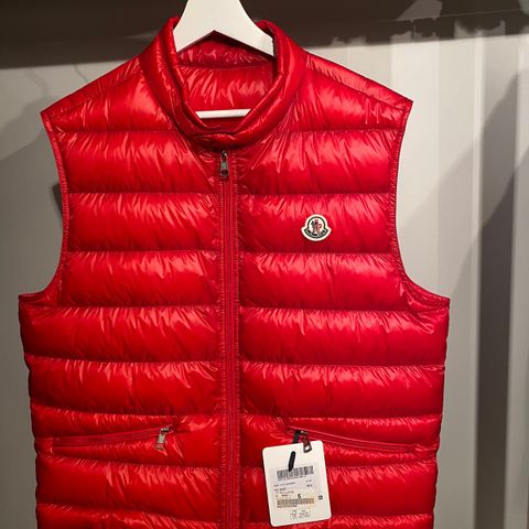 Moncler Gui vest Rød (med tags)