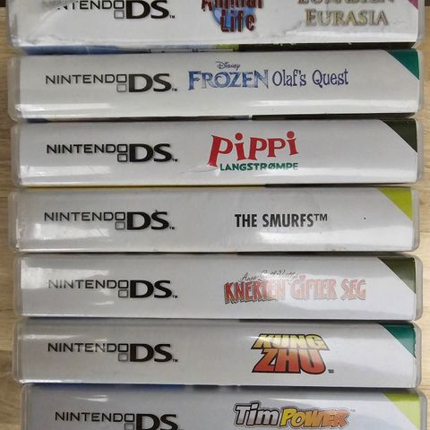 7stk Nintendo DS Spill