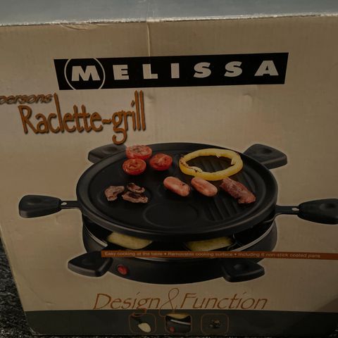 Raclette , bordgrill . Melissa