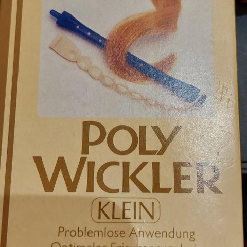 Poly Wickler 4 pakker vintage, norsk prislapp
