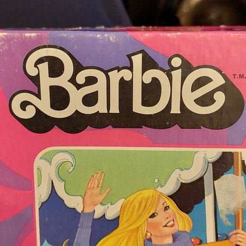 Barbie Puslespill 100 brikker 1980 vintage Whitman