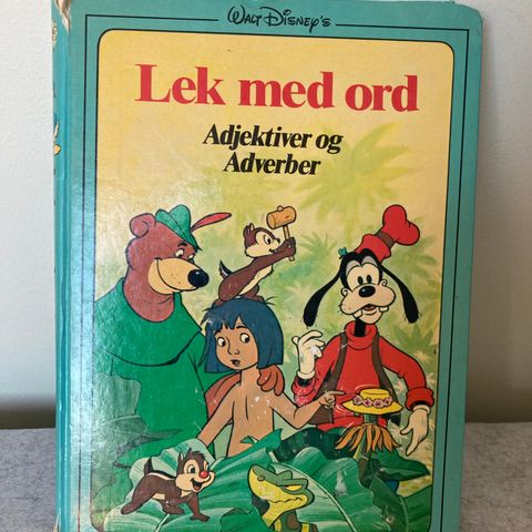 Vintage bok: Lek med ord selges