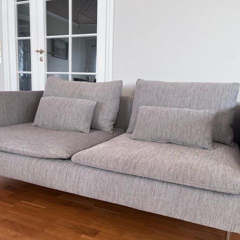 Søderhamn 3-seters sofa, Viarp beige/brun