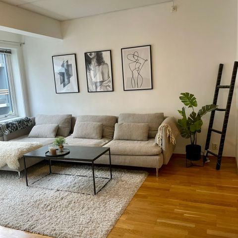 Søderhamn 4-seters sofa med sjeselong