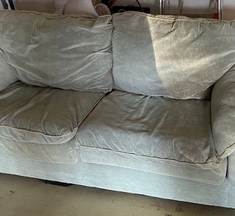 3 seter velur sofa