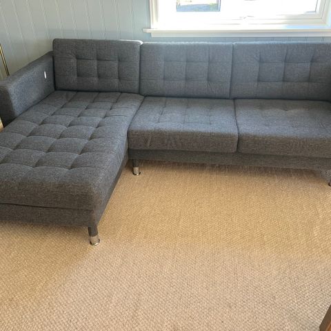 3 seter IKEA sofa med sjeselong