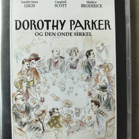 Dorothy Parker og den onde Sirkel ( DVD) - 1994 - 150 kr inkl frakt