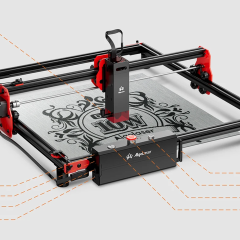 AlgoLaser Laser Engraver Cutter 12000mm/Min 10W Laser Engraving Cutting Machine