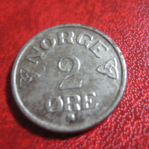 2 øre 1952  belagt med sølv