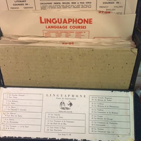 Linguaphone fra 1920-tallet