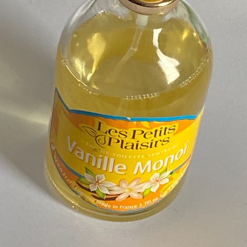 Les Petits Plaisirs Eau de toilette senteur Vanilje Monoi.