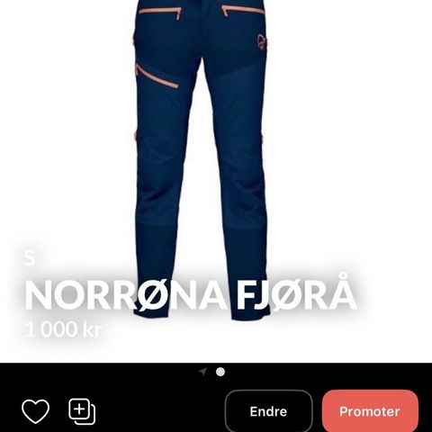 Norrøna bukse