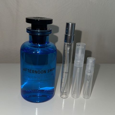 Louis Vuitton Afternoon Swim parfymeprøver/dekanter