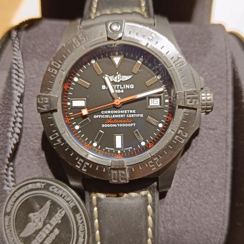 Breitling Avenger Seawolf Blacksteel Code Red