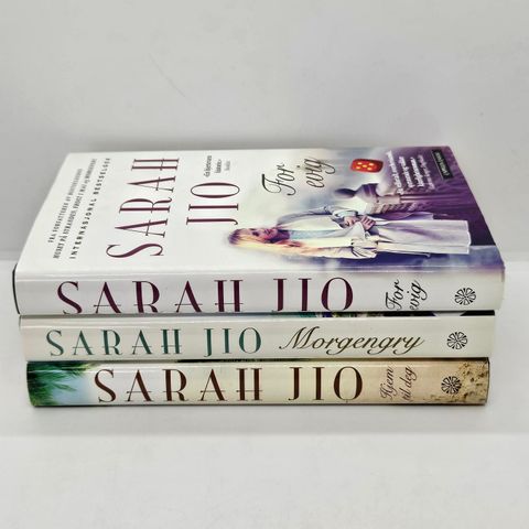 3 stk Sarah Jio hardcover bøker
